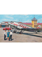 RE14309 1/144 米・ダグラスDC-3ダコタ旅客機1930年代