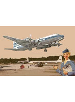 RE14301 1/144 米・ダグラスDC-7C四発旅客機パンアメリカン航空1950年代