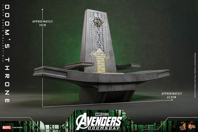 【ホットトイズ・アクセサリー・コレクション】『アベンジャーズ/ドゥームズデイ』1/6スケールフィギュア用アクセサリー ドゥームの玉座