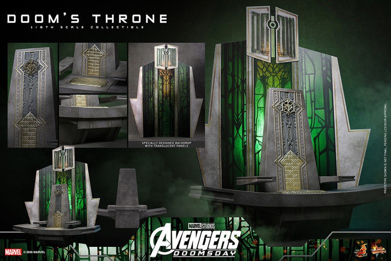 【ホットトイズ・アクセサリー・コレクション】『アベンジャーズ/ドゥームズデイ』1/6スケールフィギュア用アクセサリー ドゥームの玉座
