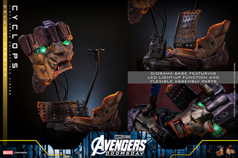 【ムービー・マスターピース】『アベンジャーズ/ドゥームズデイ』1/6スケールフィギュア サイクロップス（デラックス版）