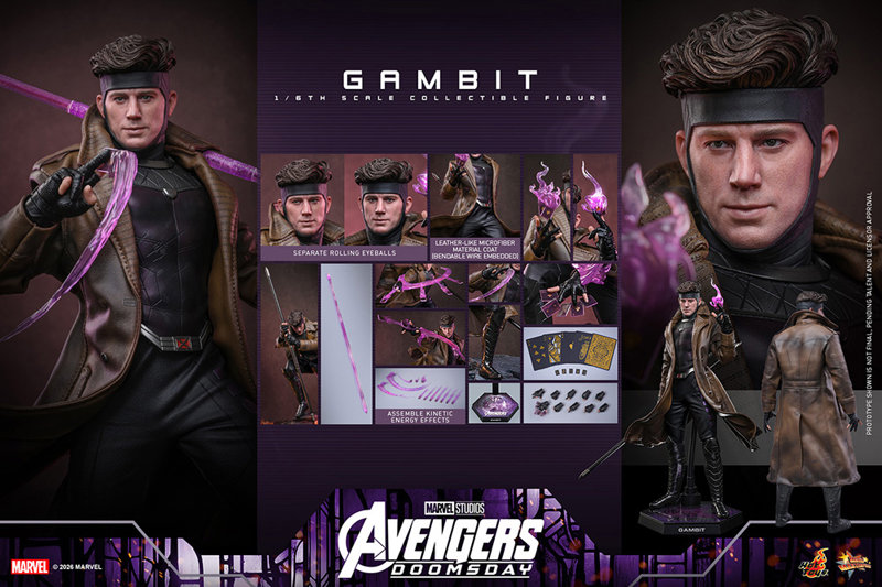 【ムービー・マスターピース】『アベンジャーズ/ドゥームズデイ』1/6スケールフィギュア ガンビット