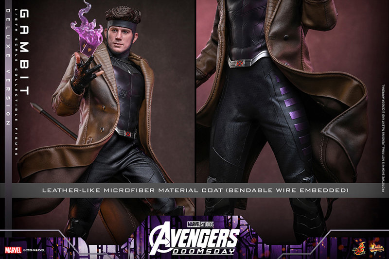 【ムービー・マスターピース】『アベンジャーズ/ドゥームズデイ』1/6スケールフィギュア ガンビット（デラックス版）