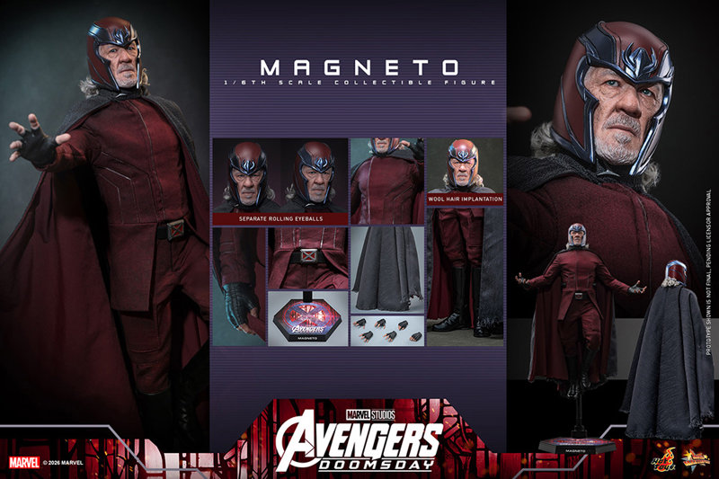 【ムービー・マスターピース】『アベンジャーズ/ドゥームズデイ』1/6スケールフィギュア マグニートー