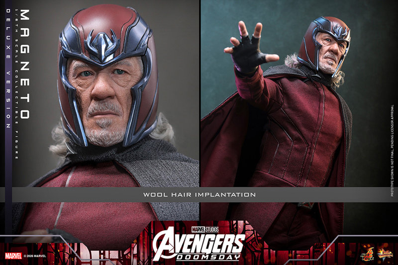 【ムービー・マスターピース】『アベンジャーズ/ドゥームズデイ』1/6スケールフィギュア マグニートー（デラックス版）