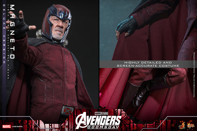 【ムービー・マスターピース】『アベンジャーズ/ドゥームズデイ』1/6スケールフィギュア マグニートー（デラックス版）