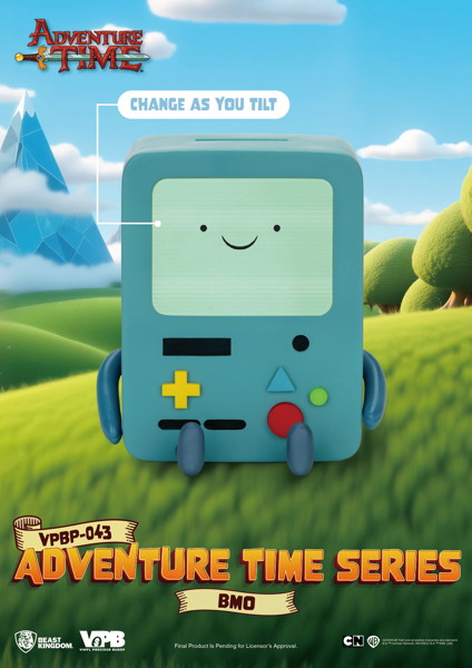VPBP-043 アドベンチャー・タイムシリーズ 手のひらサイズ ビニール・ファンクショナル・フィギュア:BMO（ビーモ）