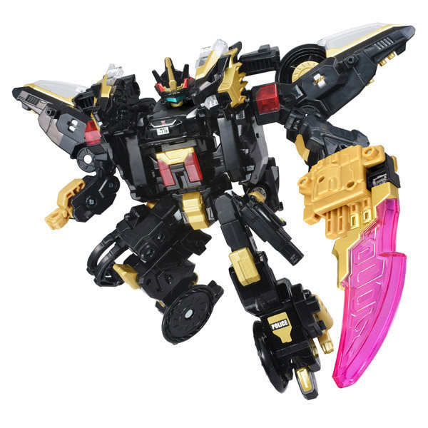 トミカ ジョブレイバー TJBDX ライジングポリスブレイバーZERO デカライドアーマー黒バイDXセット
