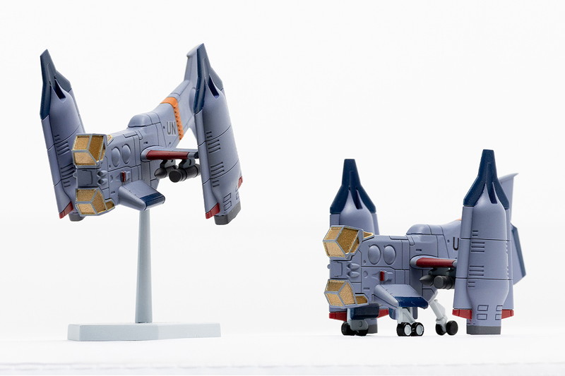 SYUTO Tiny Scale 1/350 『ヱヴァンゲリヲン新劇場版』 近接航空支援用垂直離着陸対地攻撃機 YAGR-3B