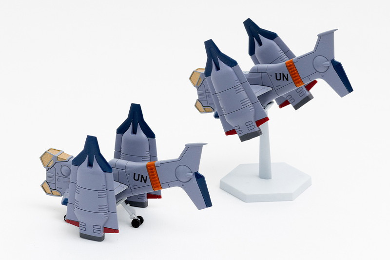SYUTO Tiny Scale 1/350 『ヱヴァンゲリヲン新劇場版』 近接航空支援用垂直離着陸対地攻撃機 YAGR-3B