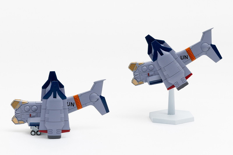 SYUTO Tiny Scale 1/350 『ヱヴァンゲリヲン新劇場版』 近接航空支援用垂直離着陸対地攻撃機 YAGR-3B