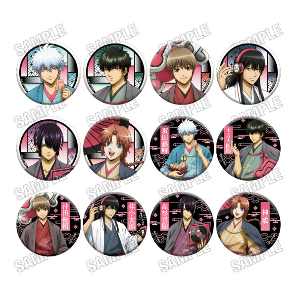 【BOX販売】銀魂 缶バッジコレクション MUSIC Ver.（1BOX=12個入）