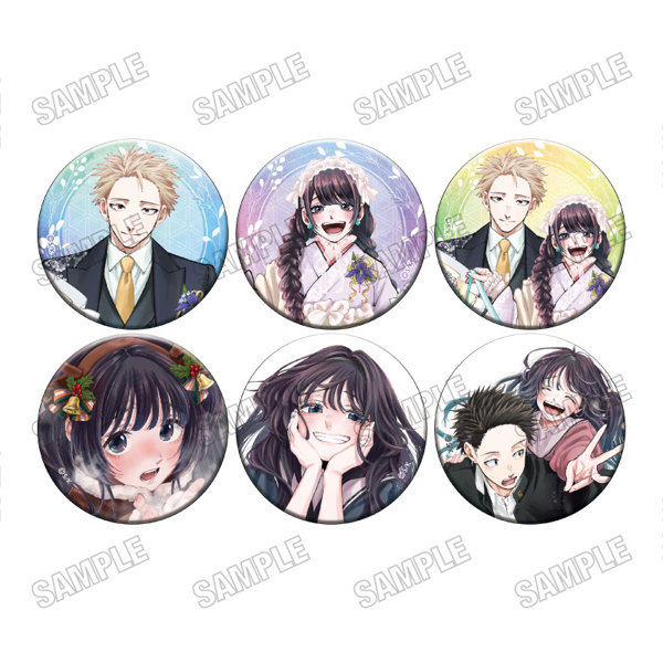 【BOX販売】薫る花は凛と咲く 缶バッジコレクション（1BOX=6個入）