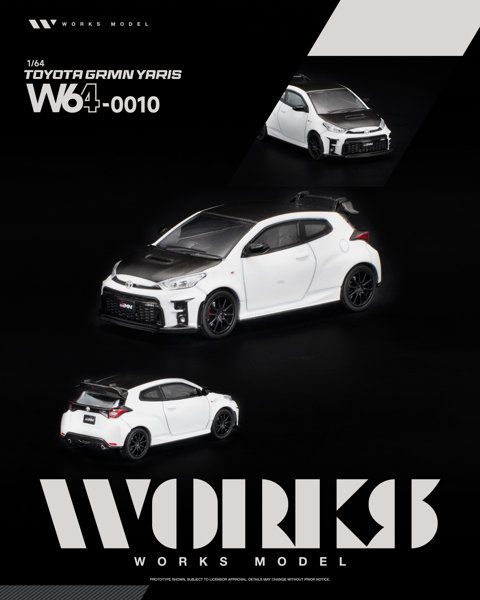 TOYOTA GRMN YARIS WHITE