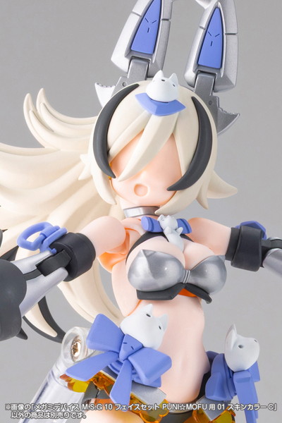 メガミデバイス M.S.G 10 フェイスセット PUNI☆MOFU用 01 スキンカラーC