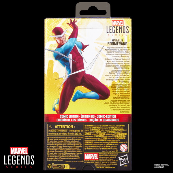 マーベルレジェンド・シリーズ スパイダーマン:ブランド・ニュー・デイ コミックエディション ブーメラン