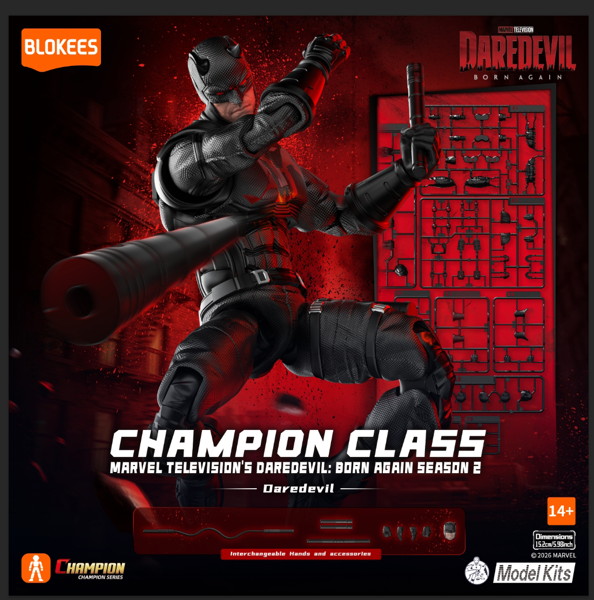 Blokees マーベル ヒーローCHAMPION CLASS14 デアデビル Born Again S2