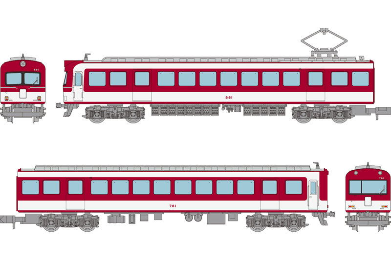34044 鉄道コレクション 近畿日本鉄道880系 2両セット