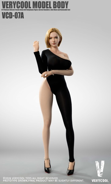 ベリークール 1/6 No.7 プラチナシリコン女性素体 ペールスキン