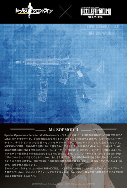 ドールズフロントライン×リトルアーモリー ［LADF14］ドールズフロントラインM4 SOPMODIIタイプ