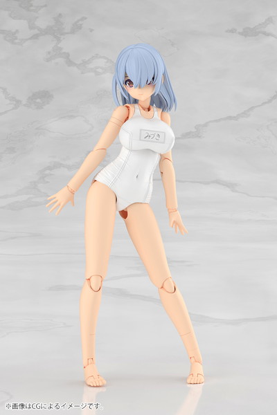 フレームアームズ・ガール ミヅキ School Swimsuits ホワイトVer.