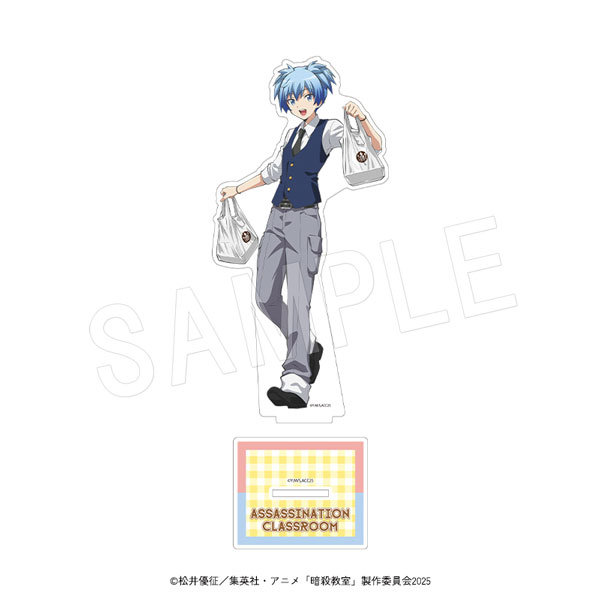 暗殺教室 アクリルフィギュアスタンド 100時間カレーコラボVer. 潮田渚（制服）