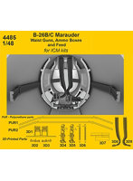 48CM4485 1/48 B-26B/Cマローダー用側下面銃座・ICM