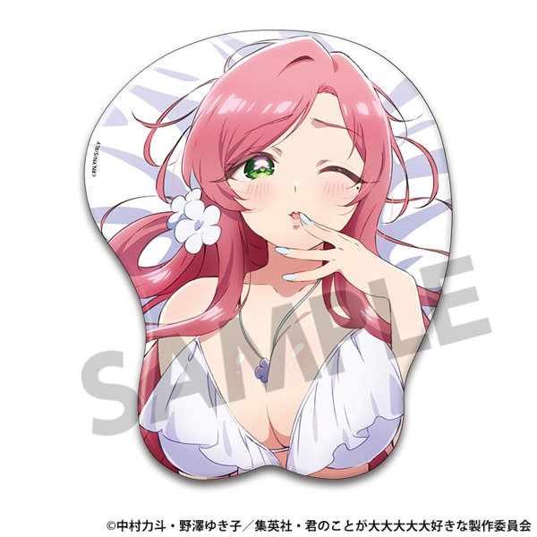 君のことが大大大大大好きな100人の彼女 描き下ろし立体マウスパッド 花園羽々里