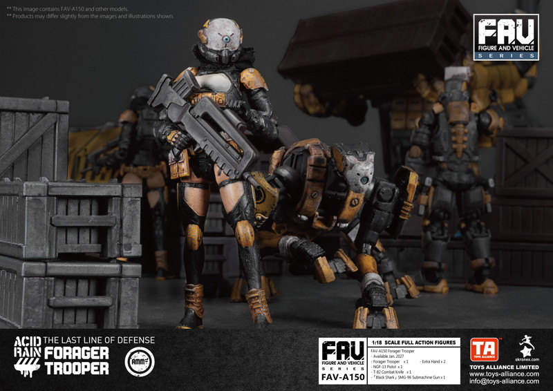 TOYS ALLIANCE LIMITED アシッドレイン 1/18スケール FAV-A150 フォレジャー・トルーパー