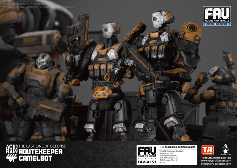 TOYS ALLIANCE LIMITED アシッドレイン 1/18スケール FAV-A151 ルートキーパー・キャメルボット