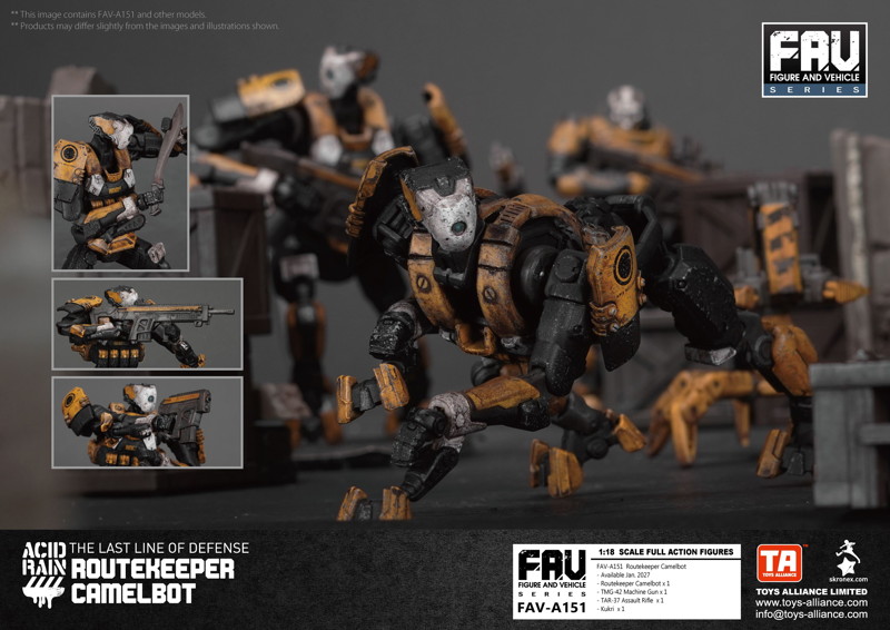 TOYS ALLIANCE LIMITED アシッドレイン 1/18スケール FAV-A151 ルートキーパー・キャメルボット