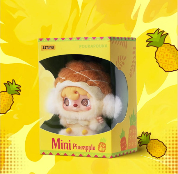 52TOYS POUKAPOUKA パイナップル ぬいぐるみストラップ