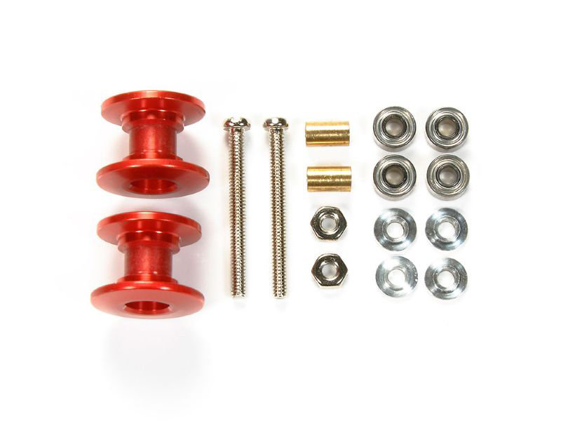 95423 軽量2段アルミローラーセット（13-12mm）（レッド）