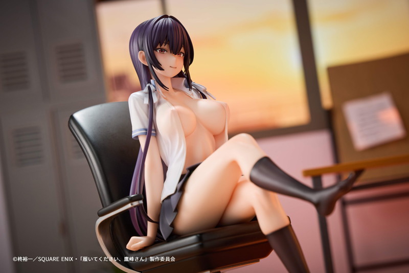 AFORCE×DRAGON HORSE 履いてください、鷹峰さん 鷹峰高嶺 1/6スケール塗装済完成品フィギュア 画像17