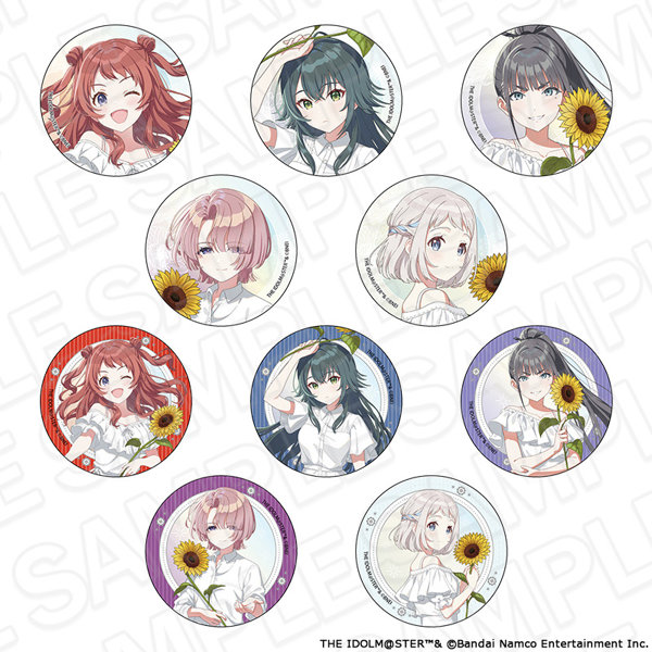 【BOX販売】学園アイドルマスター カンバッジ A sunflower Ver.（1BOX=10個入）