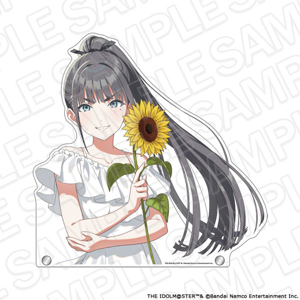 学園アイドルマスター 特大ダイカットアクリルボード 雨夜燕 sunflower Ver.
