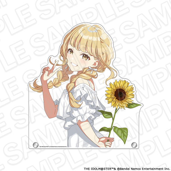 学園アイドルマスター 特大ダイカットアクリルボード 藤田ことね sunflower Ver.