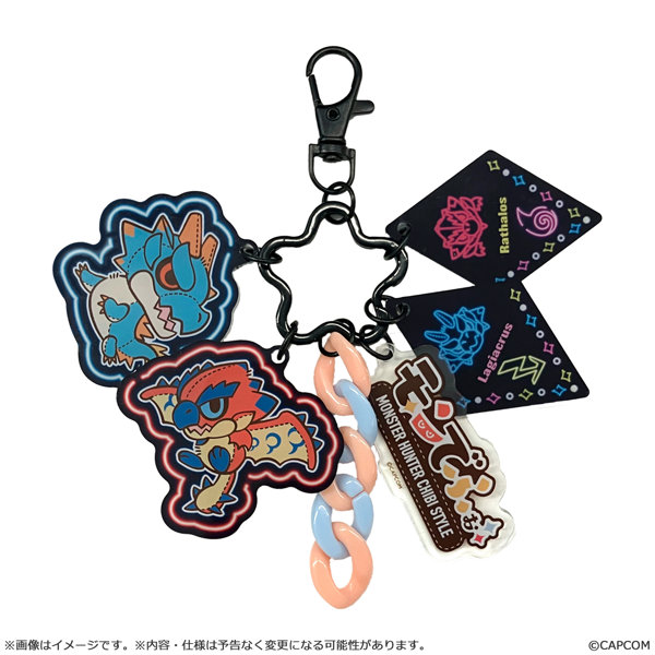 モンハン モンでふぉ じゃらじゃらアクリルキーホルダー ── かわいさを写真でチェック