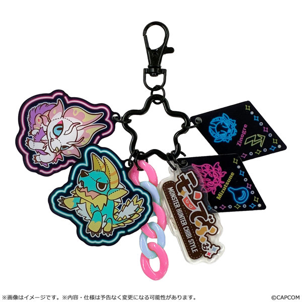 モンスターハンター モンでふぉ じゃらじゃらアクリルキーホルダー ジンオウガ＆タマミツネ
