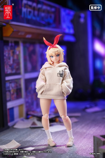 『悪魔の囁き』シリーズ プリントパーカーセット(ベージュ)(ドール用) 画像3