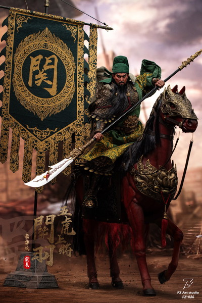 FZ Art studio 猛将伝・蜀編 五虎大将軍 関羽（関雲長） 1/6スケール可動フィギュア 豪華版