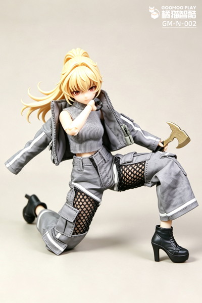 GOOMOO GM-N-002 グレーハンティングウェアセット 1/12スケール可動フィギュア用着せ替え服