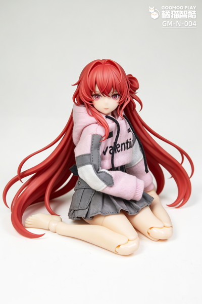 GOOMOO GM-N-004 パーカー＆スカートセット 1/12スケール可動フィギュア用着せ替え服