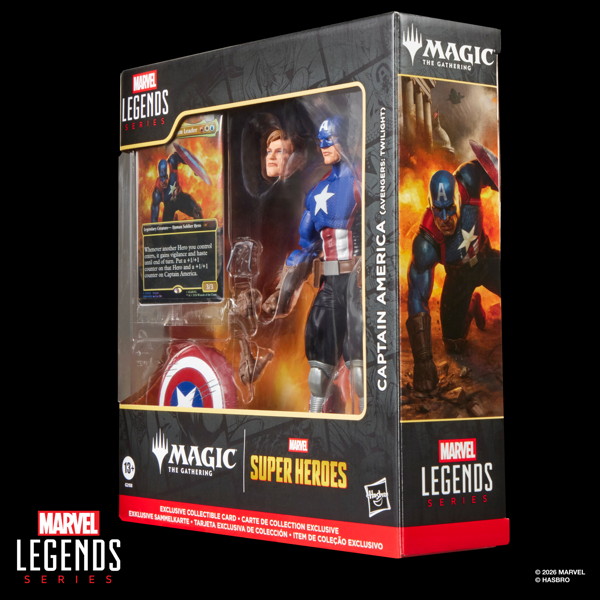 マーベルレジェンド・シリーズ マジック:ザ・ギャザリング ｜ マーベル スーパー・ヒーローズ キャプテン・アメリカ（アベンジャーズ:トワイライト）