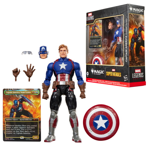 マーベルレジェンド・シリーズ マジック:ザ・ギャザリング ｜ マーベル スーパー・ヒーローズ キャプテン・アメリカ（アベンジャーズ:トワイライト）