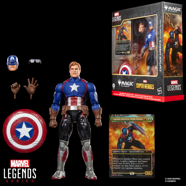 マーベルレジェンド・シリーズ マジック:ザ・ギャザリング ｜ マーベル スーパー・ヒーローズ キャプテン・アメリカ（アベンジャーズ:トワイライト）