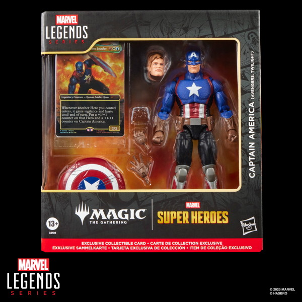 マーベルレジェンド・シリーズ マジック:ザ・ギャザリング ｜ マーベル スーパー・ヒーローズ キャプテン・アメリカ（アベンジャーズ:トワイライト）