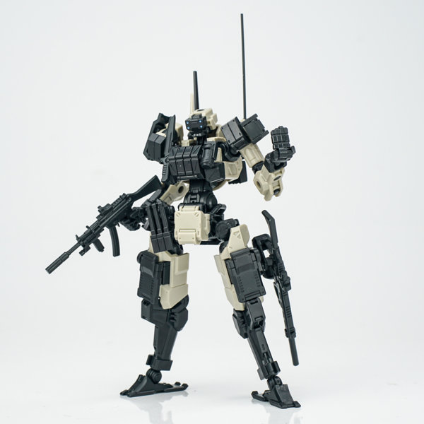 SHEIK MAINLAND 3 min project（スリーミニッツプロジェクト）シリーズ FENRIR（フェンリル）突撃型 1/18スケールプラスチックモデルキット（イエロー）