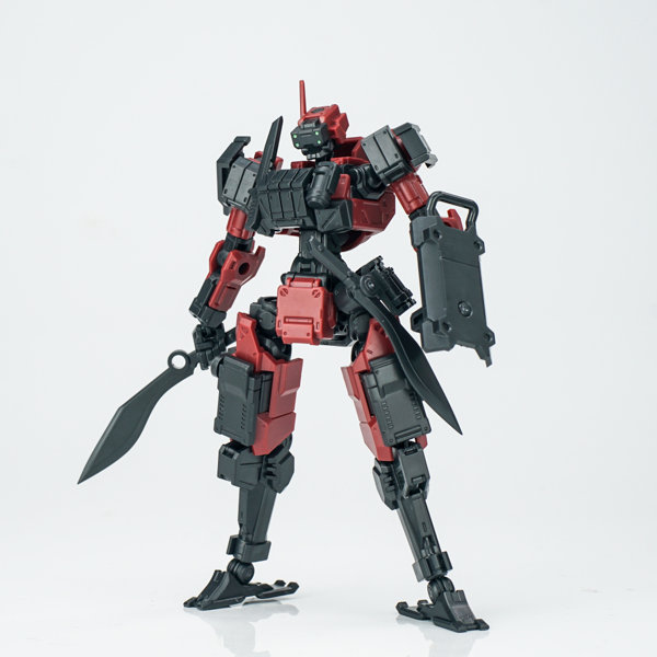 SHEIK MAINLAND 3 min project（スリーミニッツプロジェクト）シリーズ FENRIR（フェンリル）突撃型 1/18スケールプラスチックモデルキット（レッド）
