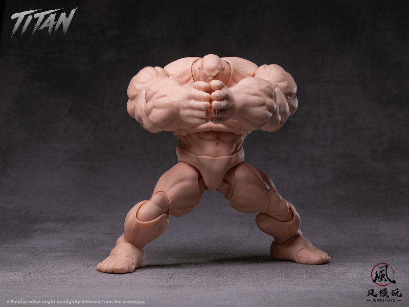 WIND TOYS 1/12スケール 可動フィギュア素体 タイタン FMW009 ノーマル